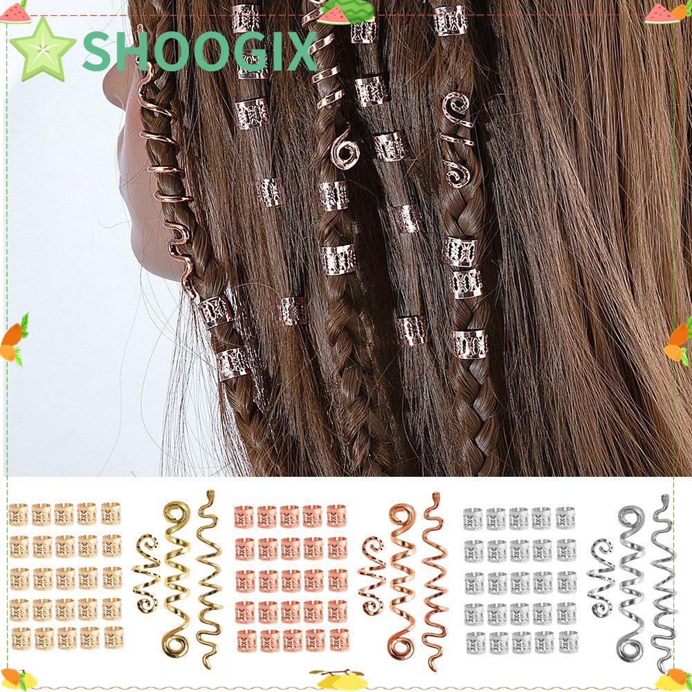 SHOOGIX 28 Pcs/Box Ladies Fashion Ethnic Style Spiral Hair Tie Accessories Dirty Braid Hair Buckles