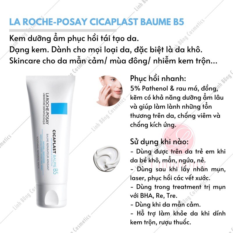 KEM DƯỠNG CICAPLAST B5 LA ROCHE - POSAY CÁC LOẠI