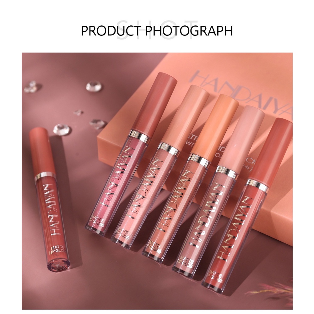 Set 6 Son Kem Lì Kháng Nước Lâu Trôi Và Không Làm Khô Môi Thời Trang Cho Nữ