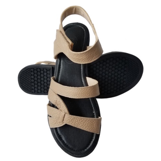 Giày sandal nữ da bò thật BIGBEN cao cấp SDN53