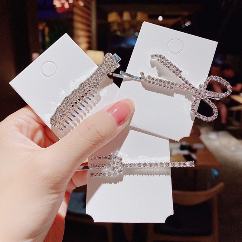 Lược Cài Tóc Mỏ Vịt Bằng Hợp Kim Thiết Kế Ngọt Ngào Cho Trẻ Em Mái Tóc Mái Ins Pr