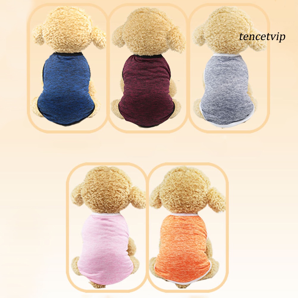 Áo Thun Cotton Giữ Ấm Mùa Đông Cho Thú Cưng