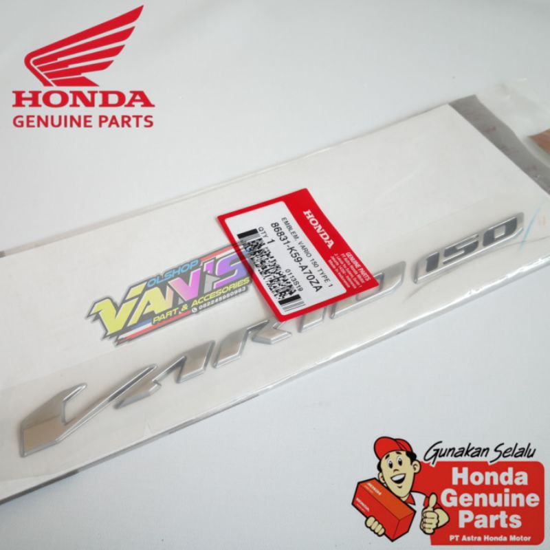 Biểu tượng 3D Honda Vario 150 2018 Phụ tùng chính hãng Honda chính hãng