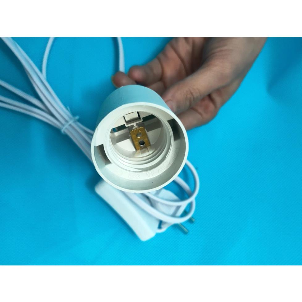 Bộ 3 Đui đèn E27 liền dây 3 mét có công tắc