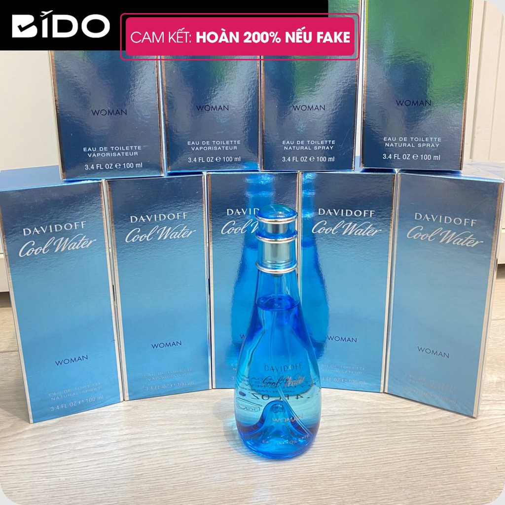 [Cam kết chính hãng] Nước hoa nữ DAVIDOFF Cool Water Woman EDT - 100ml