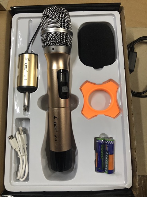 [Freeship toàn quốc từ 50k] combo thu âm live stream Mic không dây ami