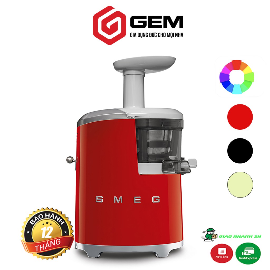 Máy ép chậm trái cây Smeg SJF01 nhiều màu sắc