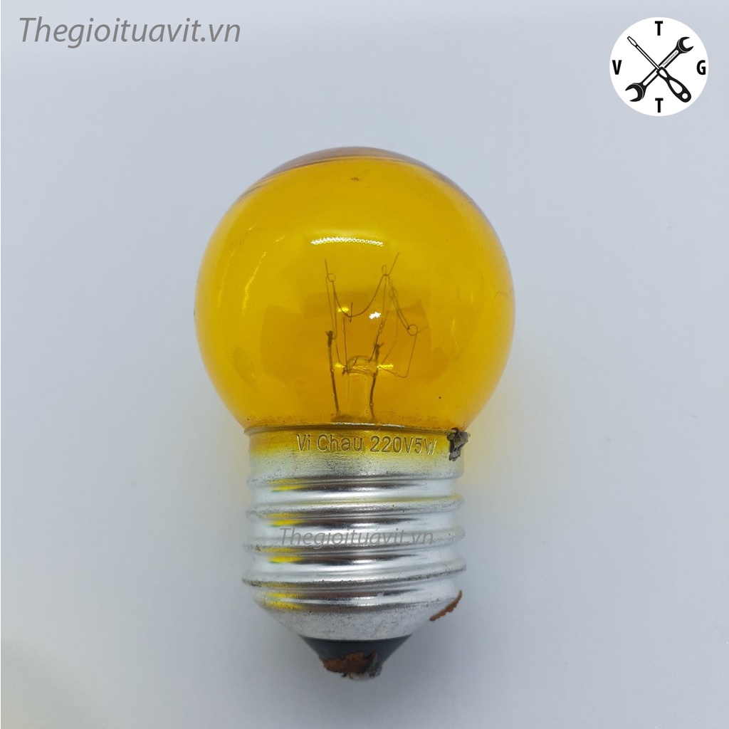 Bóng đèn ngủ, trang trí, đèn thờ LED 3W/dây tóc 5W đui E27