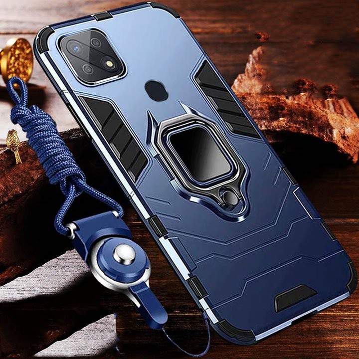 Ốp lưng Ironman chống sốc kèm iring chống lưng cho oppo a15,a15s và các dòng máy khác