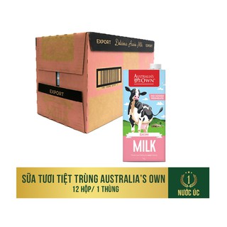 Thùng 12 Hộp Sữa Tươi Úc Australia s Own Tách Béo hộp 1L thumbnail