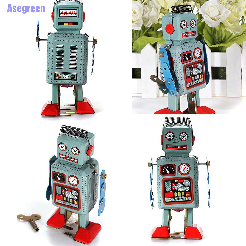 Đồ Chơi Robot Lên Dây Cót Phong Cách Vintage