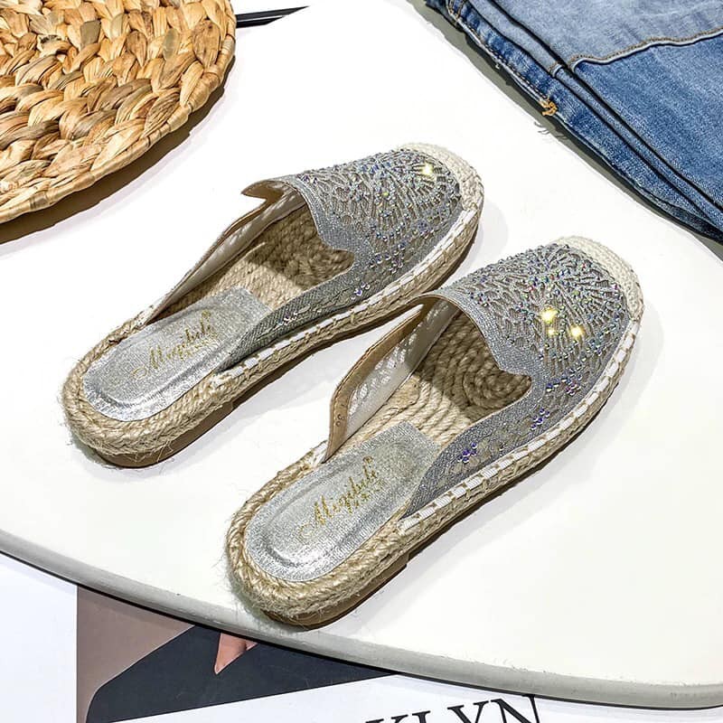 S05 _Giày sục đế cói Big Size_ Hàng Có Sẵn (Size 40➡️43) | BigBuy360 - bigbuy360.vn