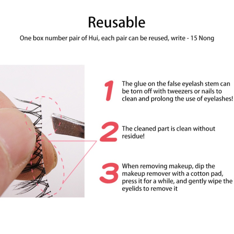 Cặp lông mi giả trong suốt tự nhiên kiểu dáng thời trang dễ thương dành cho nữ A01
 | BigBuy360 - bigbuy360.vn