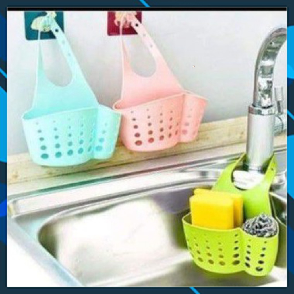Giỏ treo silicon bồn rửa bát, để giẻ rửa bát, giẻ lau giỏ treo đồ tiện lợi