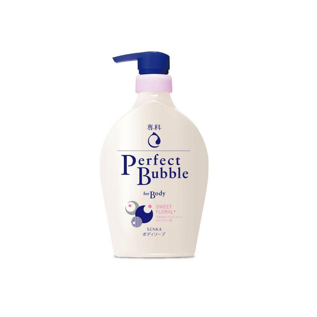 GIFT- Sữa tắm dưỡng ẩm hương hoa dịu ngọt Senka Perfect Bubble for Body Sweet Floral n 500ml_13731