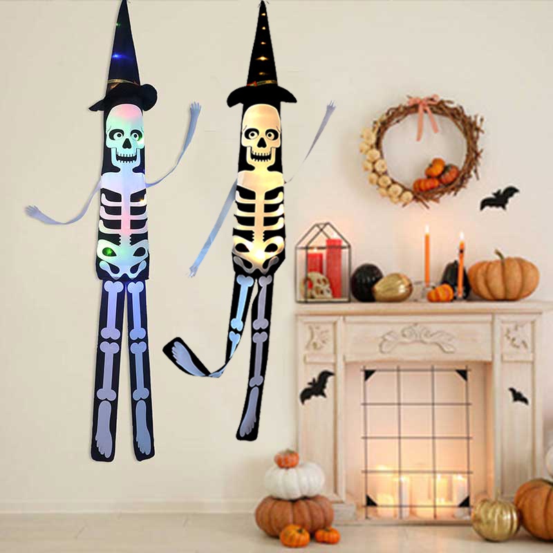 Đèn Led Hình Đầu Lâu Nhảy Múa Trang Trí Halloween
