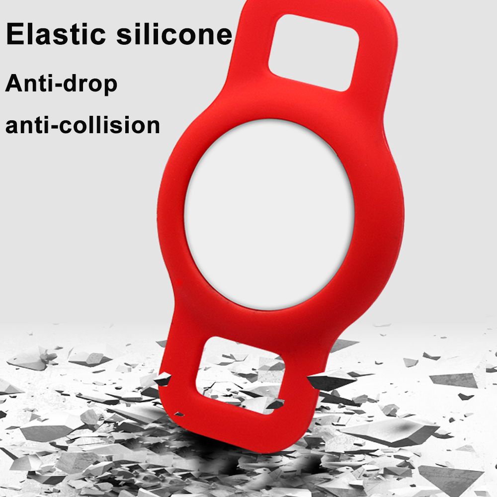Bọc bảo vệ thích hợp cho Apple Air Tag bằng silicon gắn vòng cổ thú cưng chống mất tiện dụng