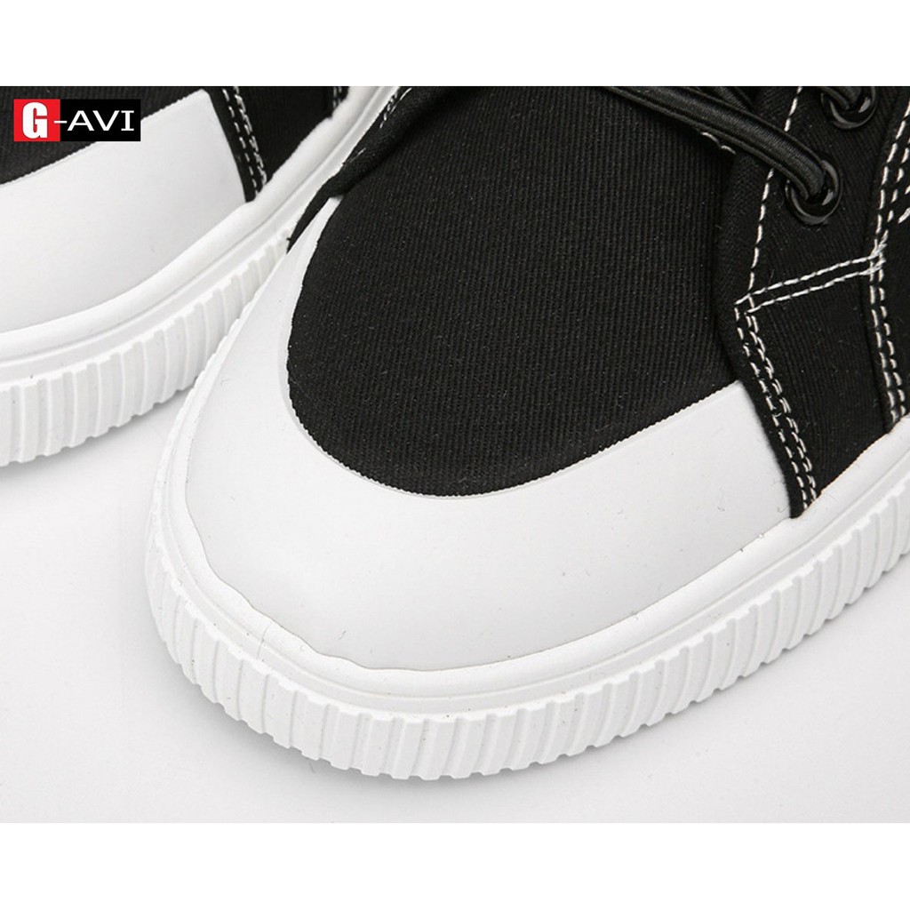 Giày thể thao vải nam kiểu dáng đơn giản cách điệu tạo sự trẻ trung, phong cách cá tính AVi404 | BigBuy360 - bigbuy360.vn