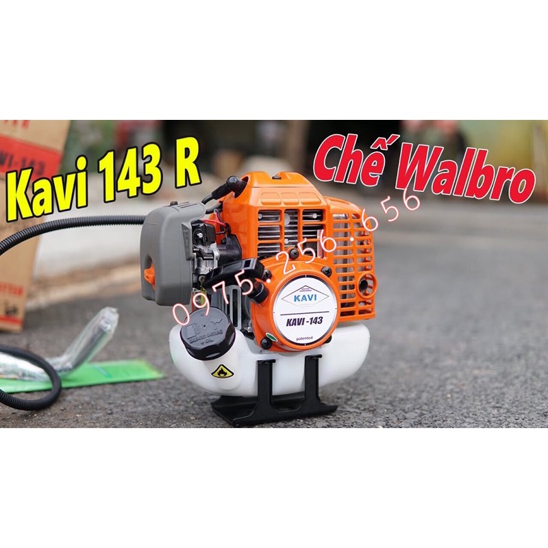 MÁY CẮT CỎ ĐEO VAI ỏ KAVI 143RIL KAVI 143 chế WAlbro