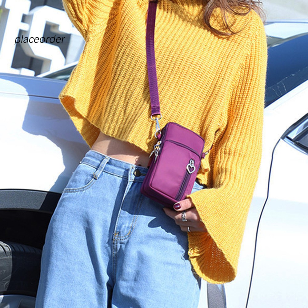 Túi đựng điện thoại kiểu dáng mini siêu nhẹ bằng vải Oxford