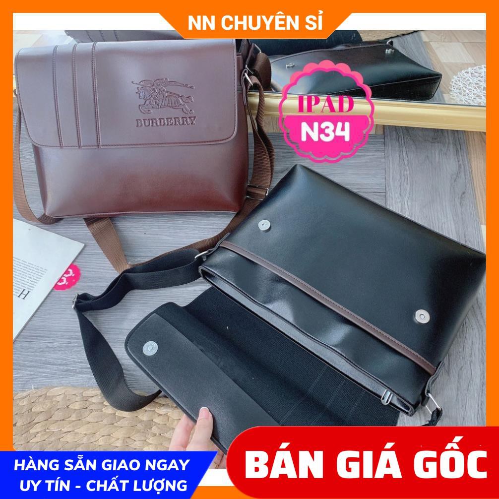 IPAD DA NAM VỪA A4 (N34) ⚡100% ẢNH THẬT ⚡TÚI NAM BẰNG DA - IPAD DÁNG ĐỨNG