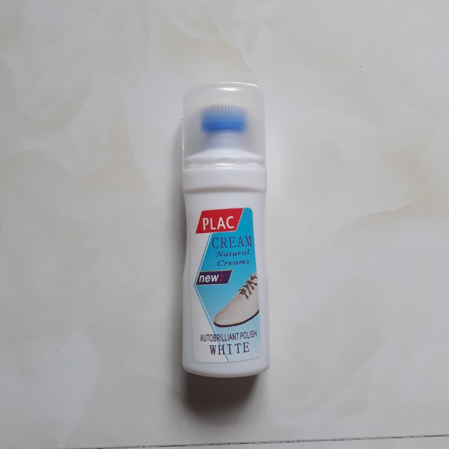 Nước lau giày dép túi sách PLAC 100ml đầu cọ sạch đánh bay vết bẩn trên giày mà không cần giặt