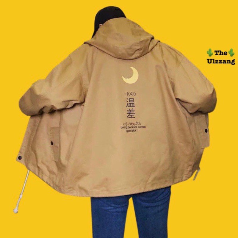🌵 𝐓𝐡𝐞𝐔𝐥𝐳𝐳𝐚𝐧𝐠 🌵 CM Áo Khoác Dù Mặt Trăng New Hot (Kèm Video, Hình Chụp Thật)