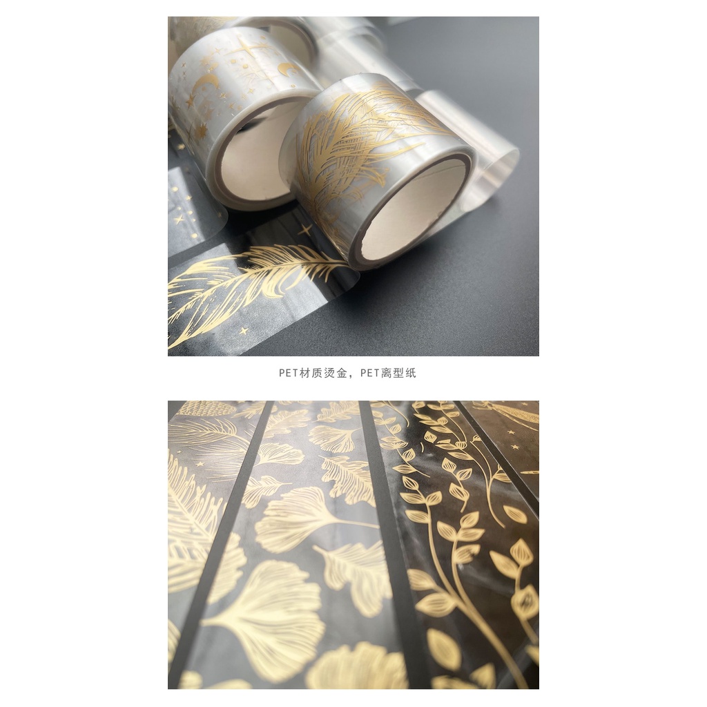 Băng Keo PET Trong Suốt Trang Trí Sổ Lưu Niệm 30mm*3m