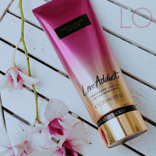 Lotion Love Addict Victoria's Secret-Hương: wild orchid & blood orange-236ml/8fl oz