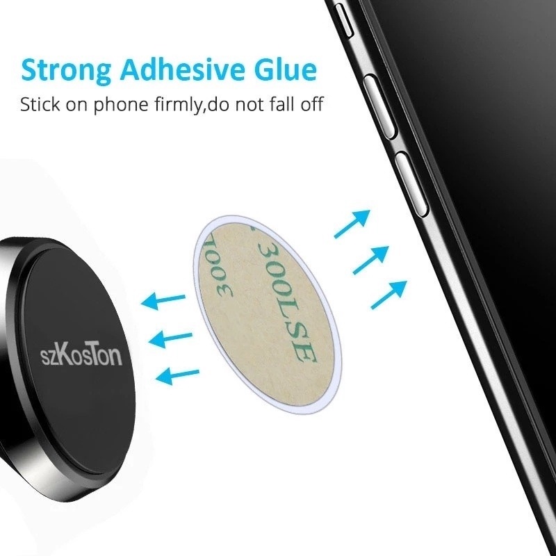 Tấm Kim Loại Từ Tính 30X0.3Mm Giữ Điện Thoại IPhone & Android