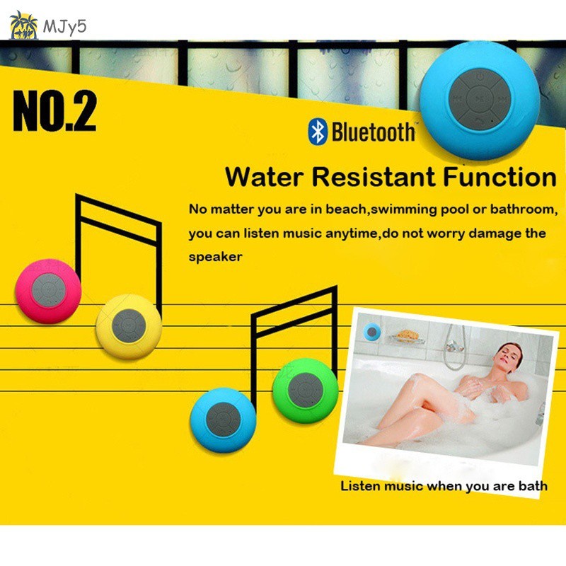 Loa bluetooth không dây MJy5 âm thanh siêu trầm chống nước cho điện thoại/PC