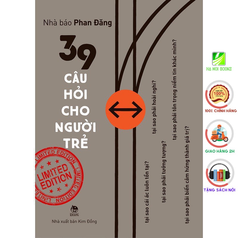 Sách - 39 Câu Hỏi Cho Người Trẻ - Nhà báo Phan Đăng - NXB Kim Đồng