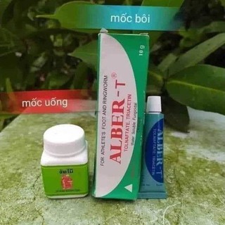 Combo mốc uống + mốc bôi alber -t cho gà đá