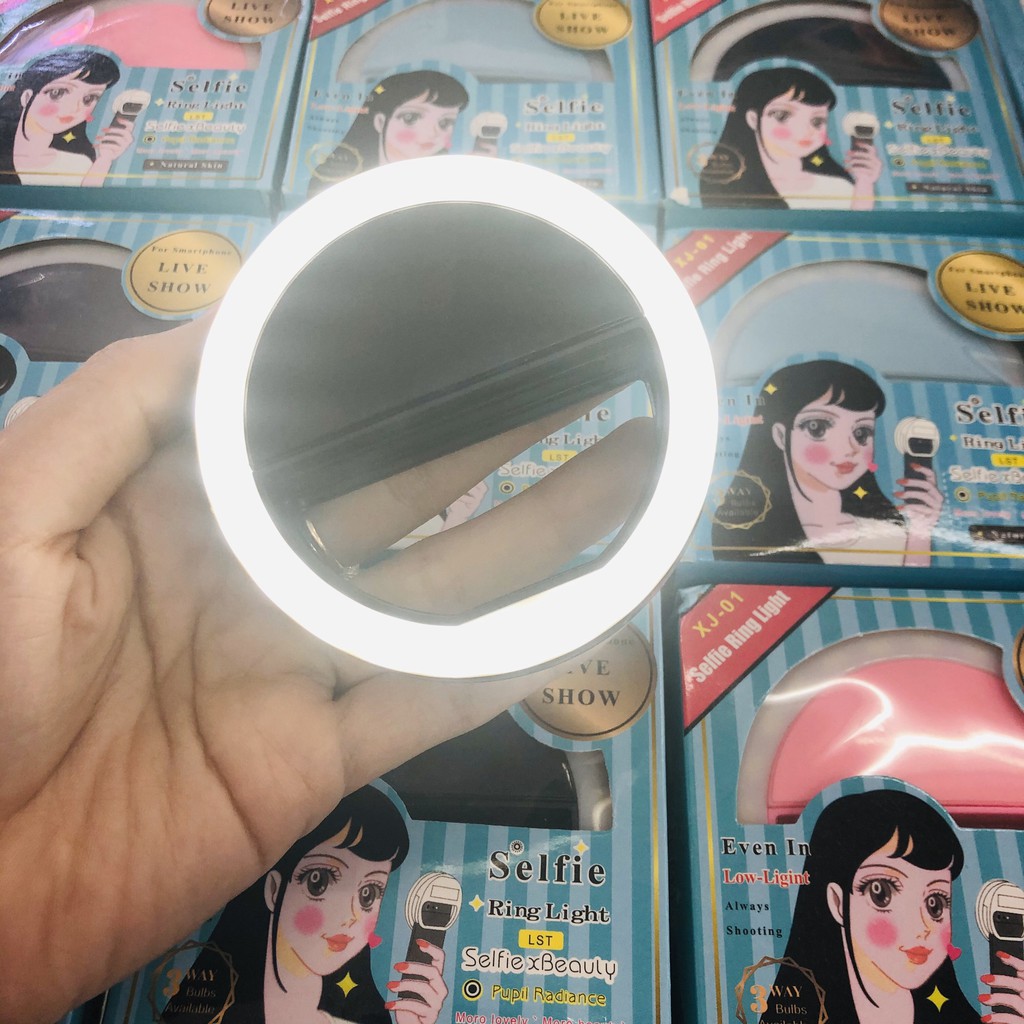 Đèn Led Selfie Hỗ Trợ Chụp Ảnh Cho tất Cả Các Dòng Điện Thoại