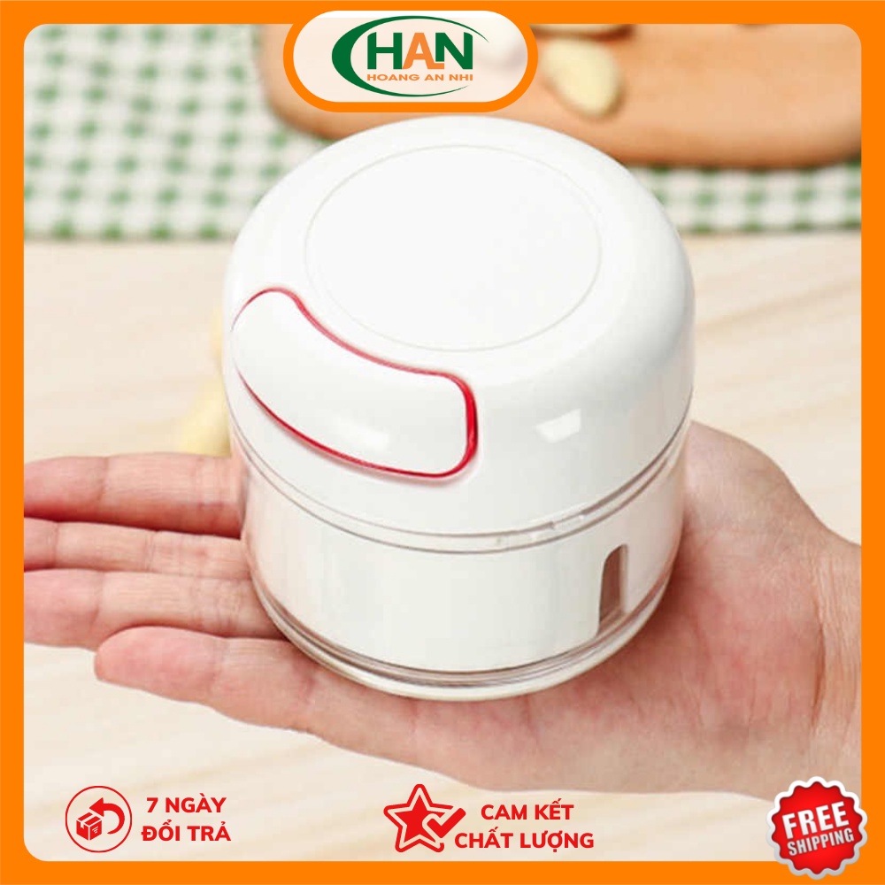 Máy xay tỏi ớt mini cầm tay không dùng điện - máy xay đa năng mẫu mới