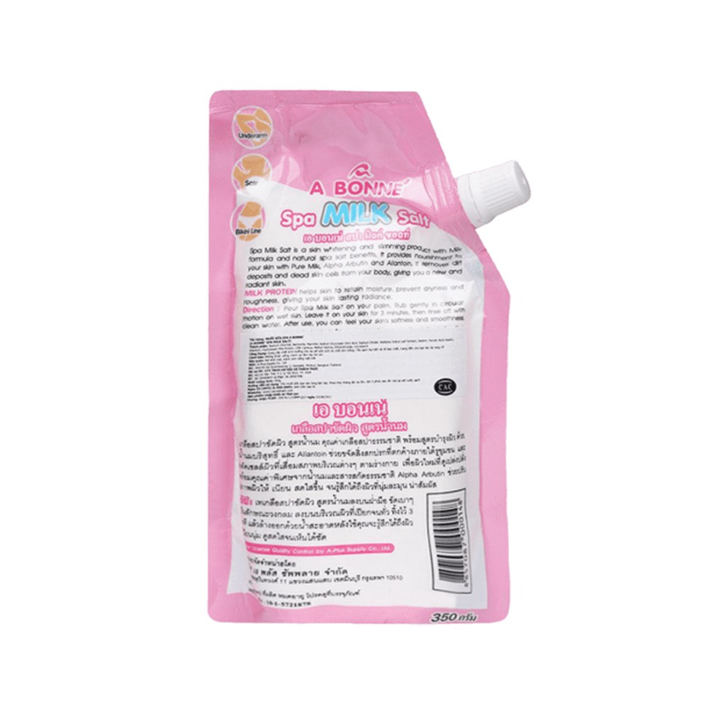 Muối Tắm Sữa Tẩy Da Chết A Bonné Spa Milk Salt 350gr (Túi)