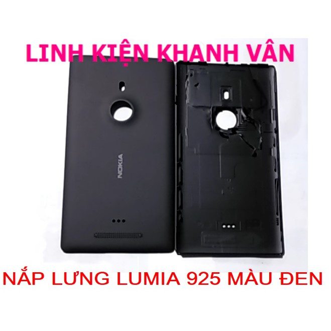 NẮP LƯNG LUMIA 925 MÀU ĐEN