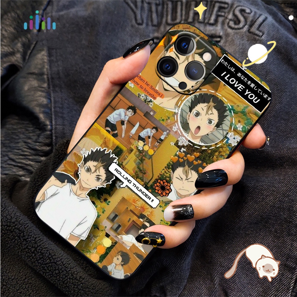 Ốp Điện Thoại Mềm Họa Tiết Haikyuu g132 Cho iphone 7 8 7 + 8 + 6 + 6s + xr xs max 5 5s Ốp Điện Thoại silicone In Hình haikyuu Cho Iphone