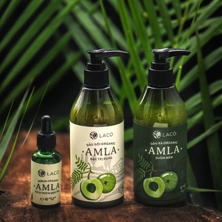 Bộ sản phẩm ngăn rụng tóc Amla Laco