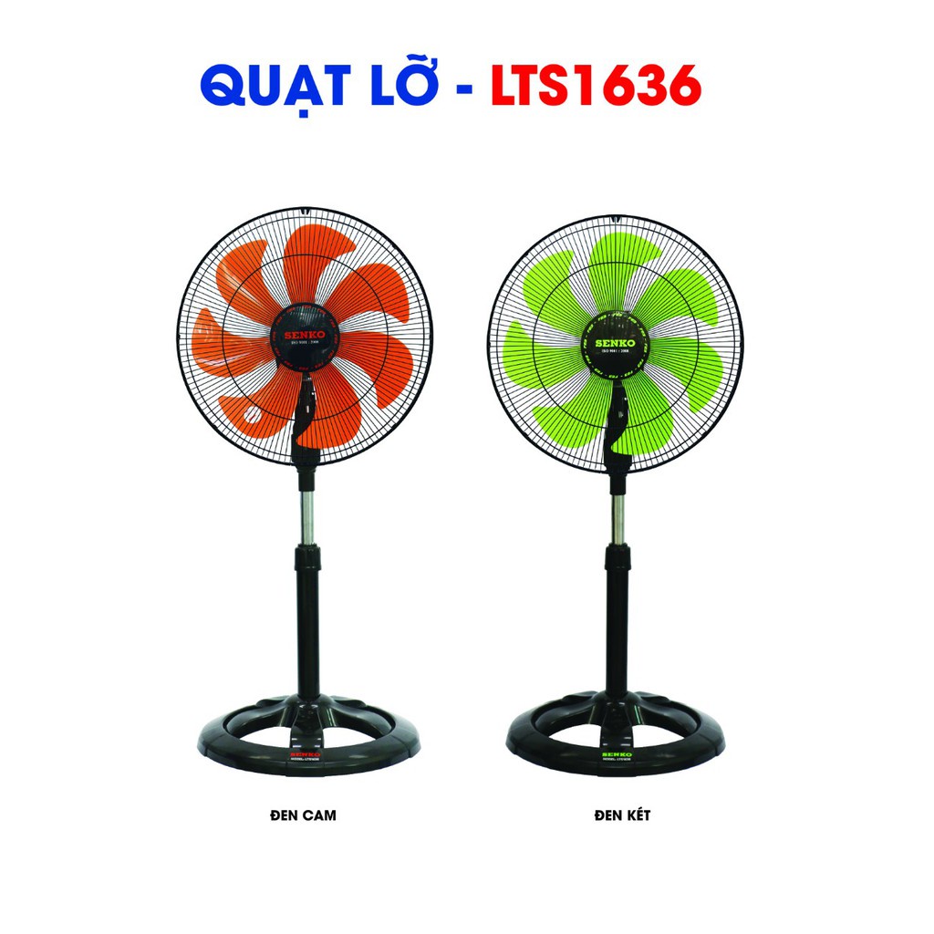 Quạt Lỡ SENKO LTS1636 Bảo Hành 24 Tháng Chính Hãng - Gió mạnh - Làm Mát Nhanh