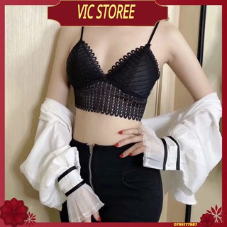 Áo Bra [🌿 FRESHIP🌿]Áo Bra Ren Lửng Mã Mới 863