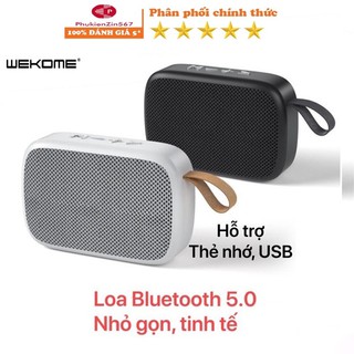 🌟 NEW 🌟 Loa Nghe Nhạc Bluetooth 5.0 Wekome D20 Gắn Thẻ Nhớ Và USB - Bảo Hành 12 Tháng