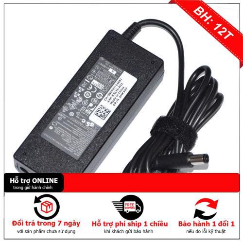 Sạc dành cho Laptop Dell 19.5V -  4.62A (90w) Chân Kim To kích thước 7.4mm x 5.0mm - Hàng Nhập Khẩu