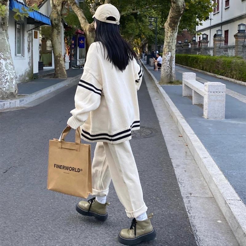 Cardigan len, áo khoác len thu đông phong cách Hàn Quốc