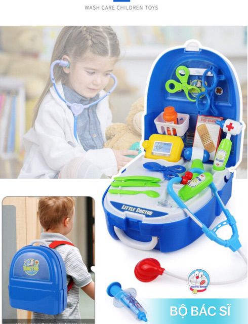 Balo đồ chơi hướng nghiệp cho bé, bác sỹ, nấu ăn, trang điểm
