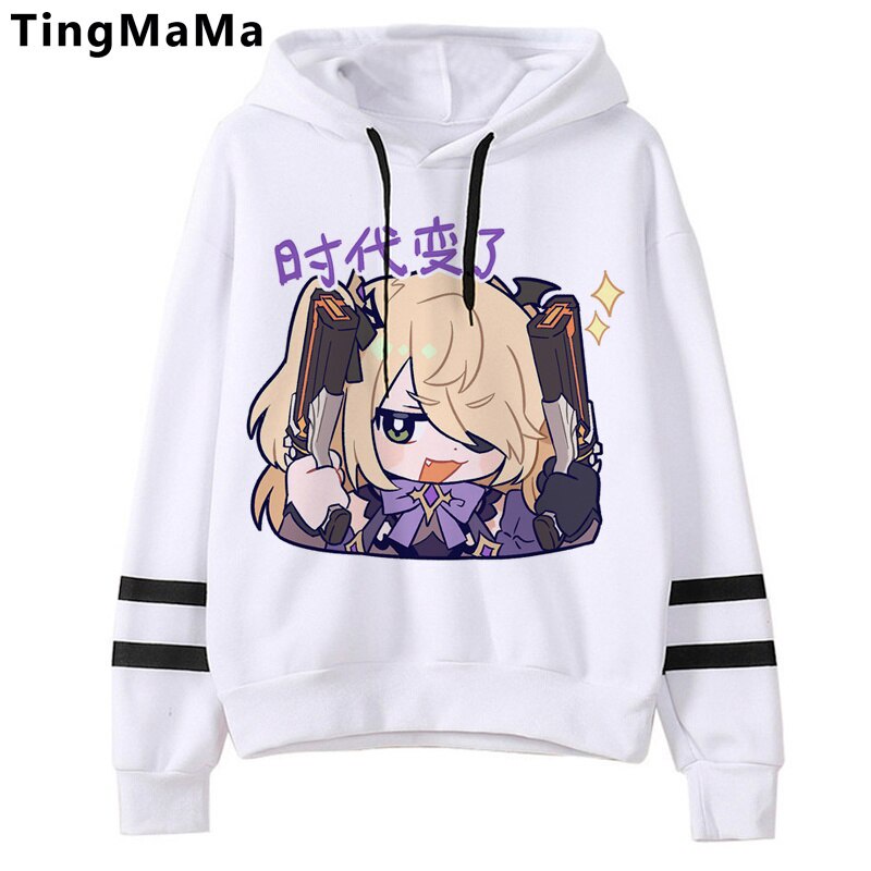 Áo Hoodie In Hình anime Genshin Impact 2021 y2k