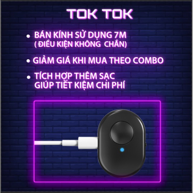 Remote Điều Khiển Chụp Hình Bluetooth Cho Điện Thoại Android – IOS Hàng Loại 1 TOKTOK STORE.