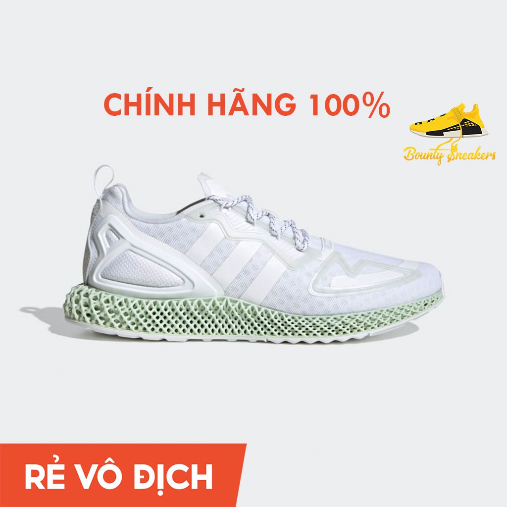 Giày Sneaker Thể Thao Nam Adidas Zx 2k 4d Fw2002 "Cloud White" - Hàng Chính Hãng - Bounty Sneakers