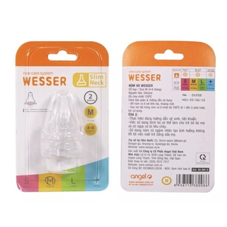 Núm cổ hẹp Wesser +, S, M, L