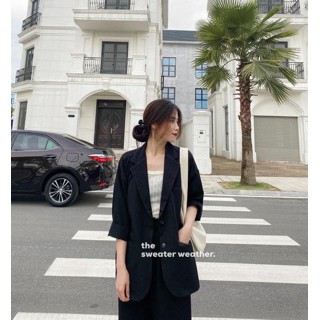 áo blazer nữ phong cách hàn quốc vải cao cấp 4 màu